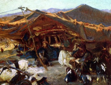 Campement bédouin John Singer Sargent Peinture à l'huile